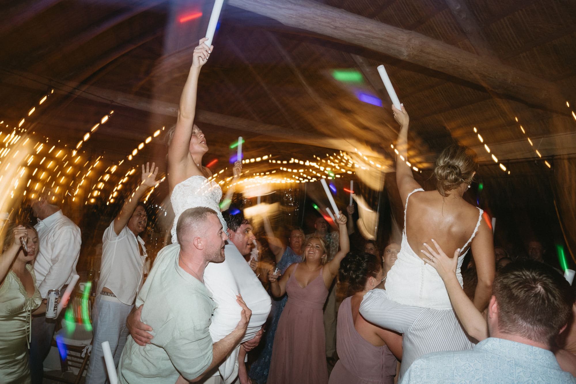 Bride and groom sparkler exit at a Modern Era Weddings reception